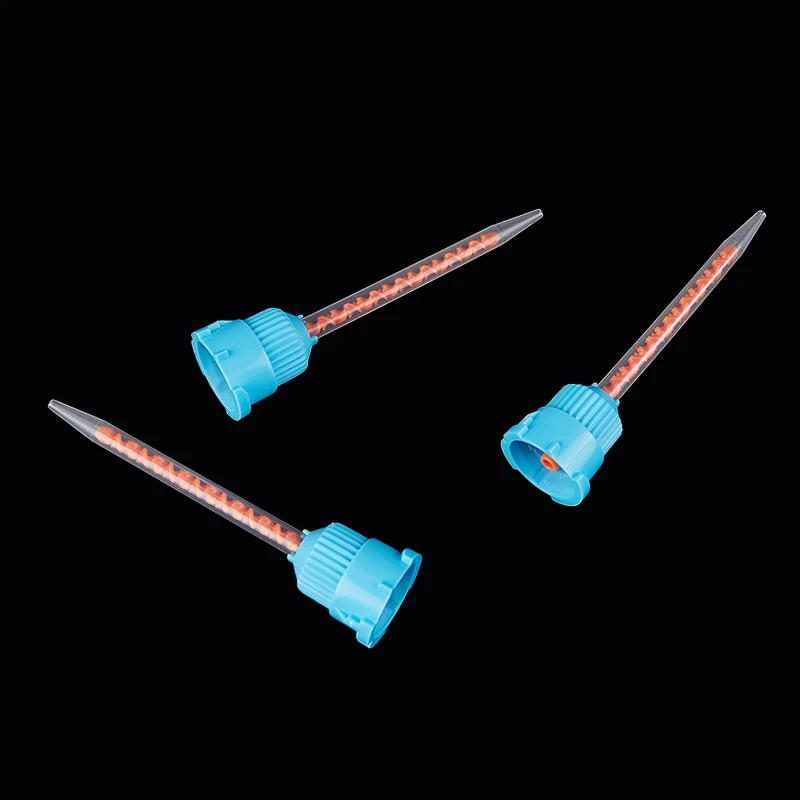 Dental Mixing Tips Impression Materials Lab Denture Laboratory Color Tubes Disposable Silicone Rubber 50pcs/Lot