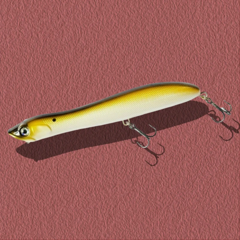 Topwater Künstliche Barschköder Popper Snakehead Angelköder 125 mm 85 mm Patchinko 125 Pesca Tackle für gesprenkelte Forellen Barracuda – Detail 7
