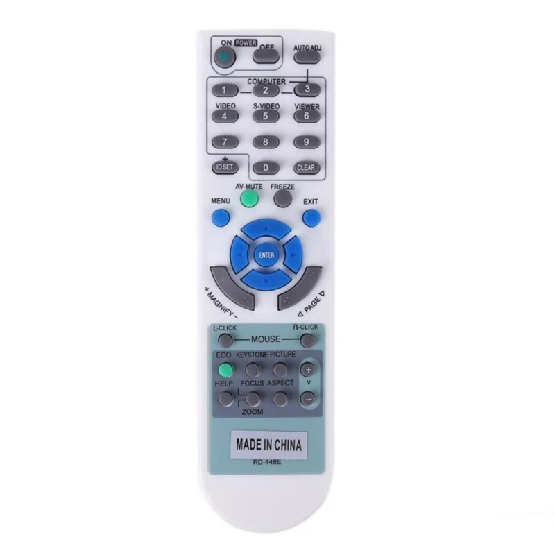 

Small Replaced Remote for NEC Projector RD-448E V260X+ V300X+ V260 Projector Controller for Home Office Usage Remote