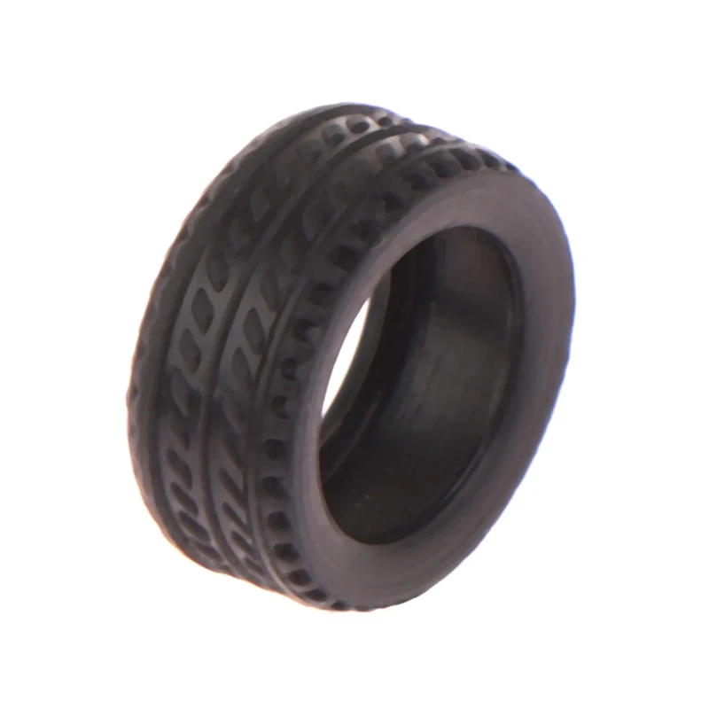**20PCS 1/64 타이어 스킨 자동차 모델 장면 액세서리 DIY 블랙 타이어 ..
