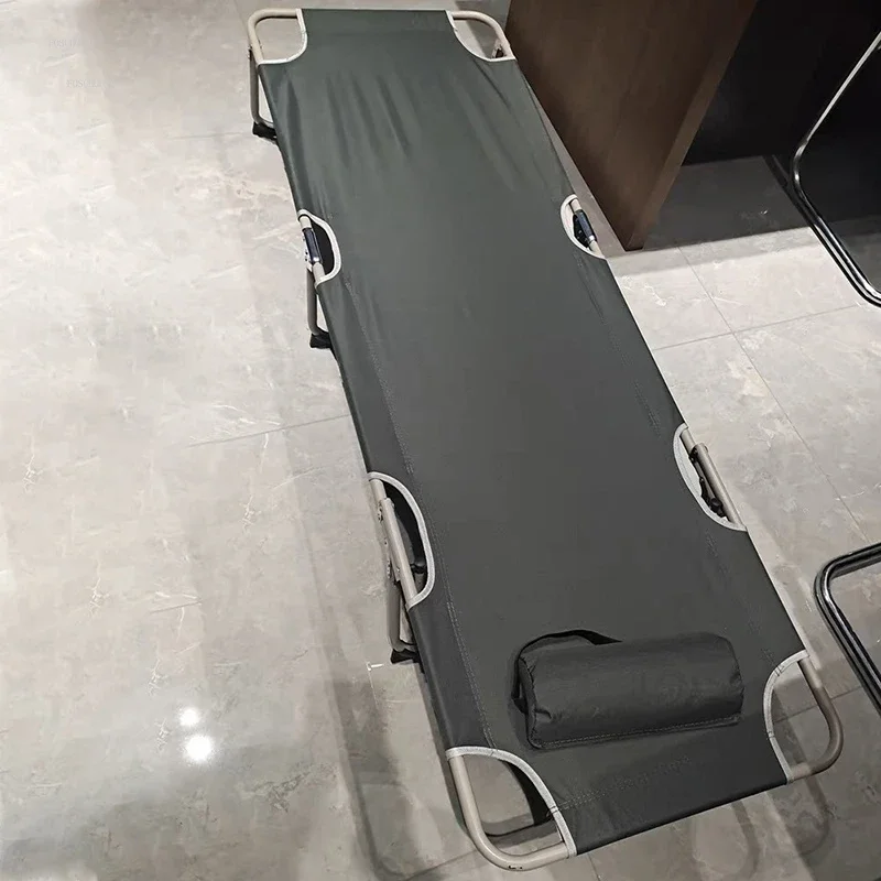 Description Picture 4 of itemLuxury Folding Beds Single Bed Home Bedroom Furniture Multi-functional Marching Bed Recliner Office Lunch Break Bed p