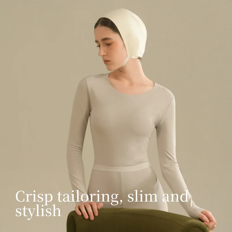 SUJIIN Women's Thermal Underwear Set Winter Two Pieces