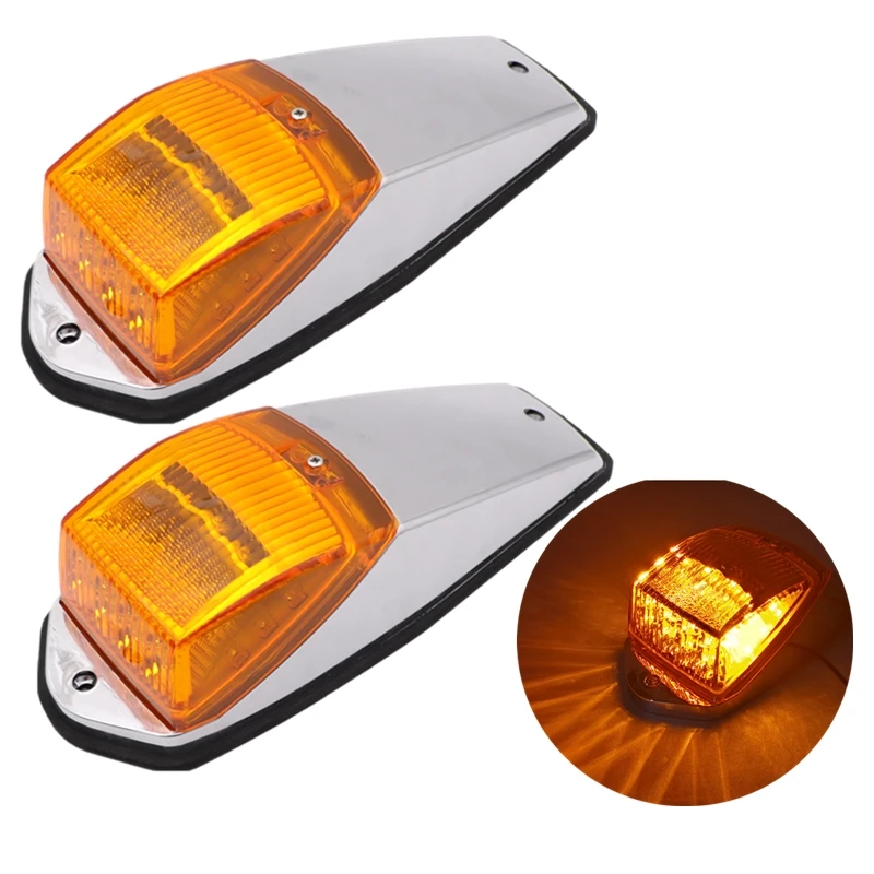 Feu De Position Latéral LED Ambré - Compatible Renault Kerax, DAF LF, MAN TGS, Volvo FE/FL Et Autres
