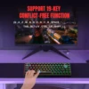 68 Keys Gaming Keyboard USB Wired Portable 20 RGB Backlight Keyboard for Windows Laptops Computer 4