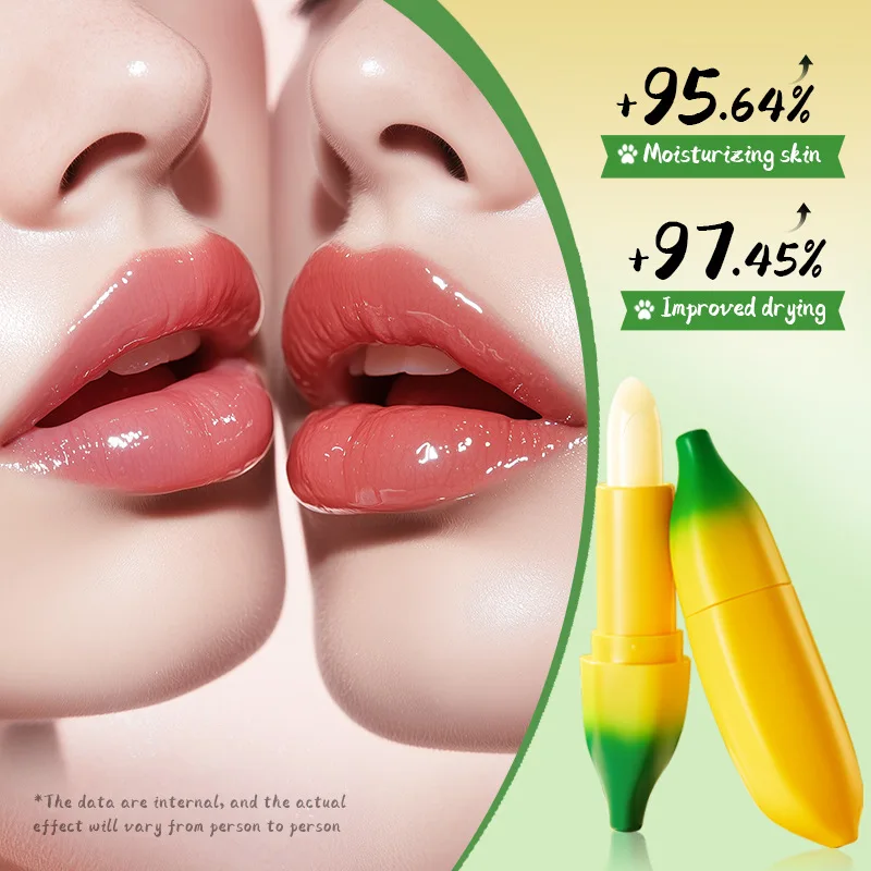 SADOER Banana Pineapple Lip Balm Long-acting Moisturizing Lip Treatment