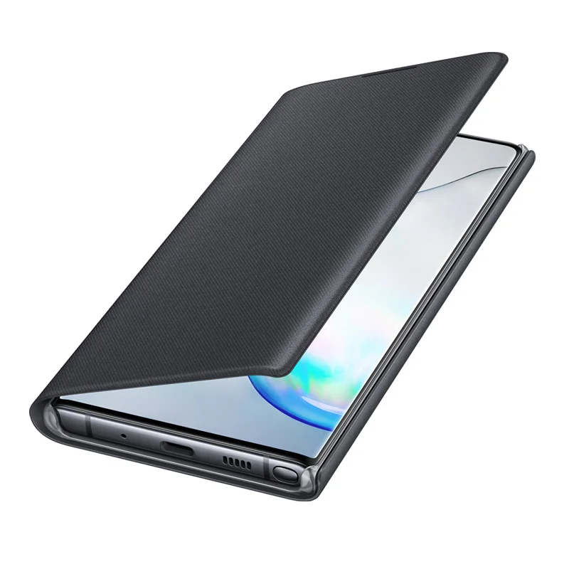 Samsung Galaxy Note 10 Plus Flip Case Original - Samsung Original Smart Flip  Cover - Aliexpress