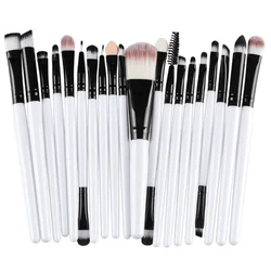 Deluxe Soft & Fluffy Professional Makeup Brush Set - Ultimate Multi - Style Blending Beauty Tools (WHITE)