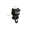 Wall Key Holder Cartoon Sunglasses Cat Hook Self Adhesive Wall-mounted Hooks Non-marking Cool Gift Key Hanger Decorative Hooks 4
