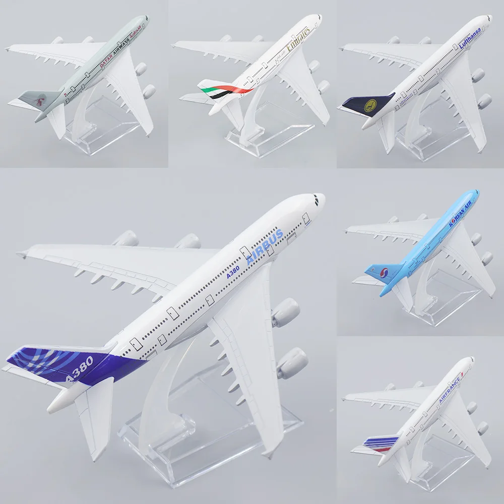

Scale 1/400 Metal Airplane Model A380 Metal Airplane Die-Casting Simulation Children's Toys, Birthday Gifts, Ornaments