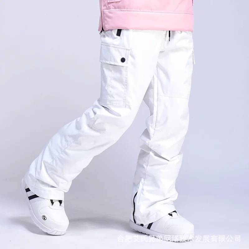 Ski Trousers Windproof Waterproof Warm and Breathable Snow Pants for Men and Women Winter Snowboard Outdoor Sports Trousers