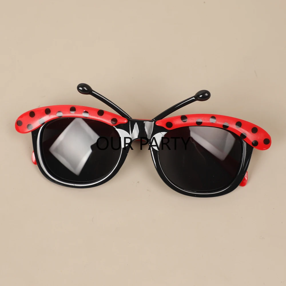 1/2Pcs Cartoon Biene Marienkäfer Thema Stirnband Gläser Cosplay Kostüm Foto Requisiten für Erwachsene Kinder Geburtstag Party Gefälligkeiten dekoration – Detail 7