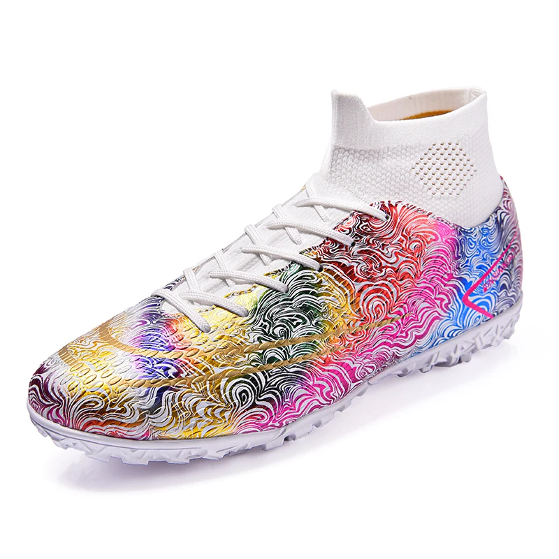 Men Soccer Shoes FG/TF Football Boots For Youth Indoor Non-slip Futsal Training Cleats Footwear High QA Outdoor Unisex Sneakers