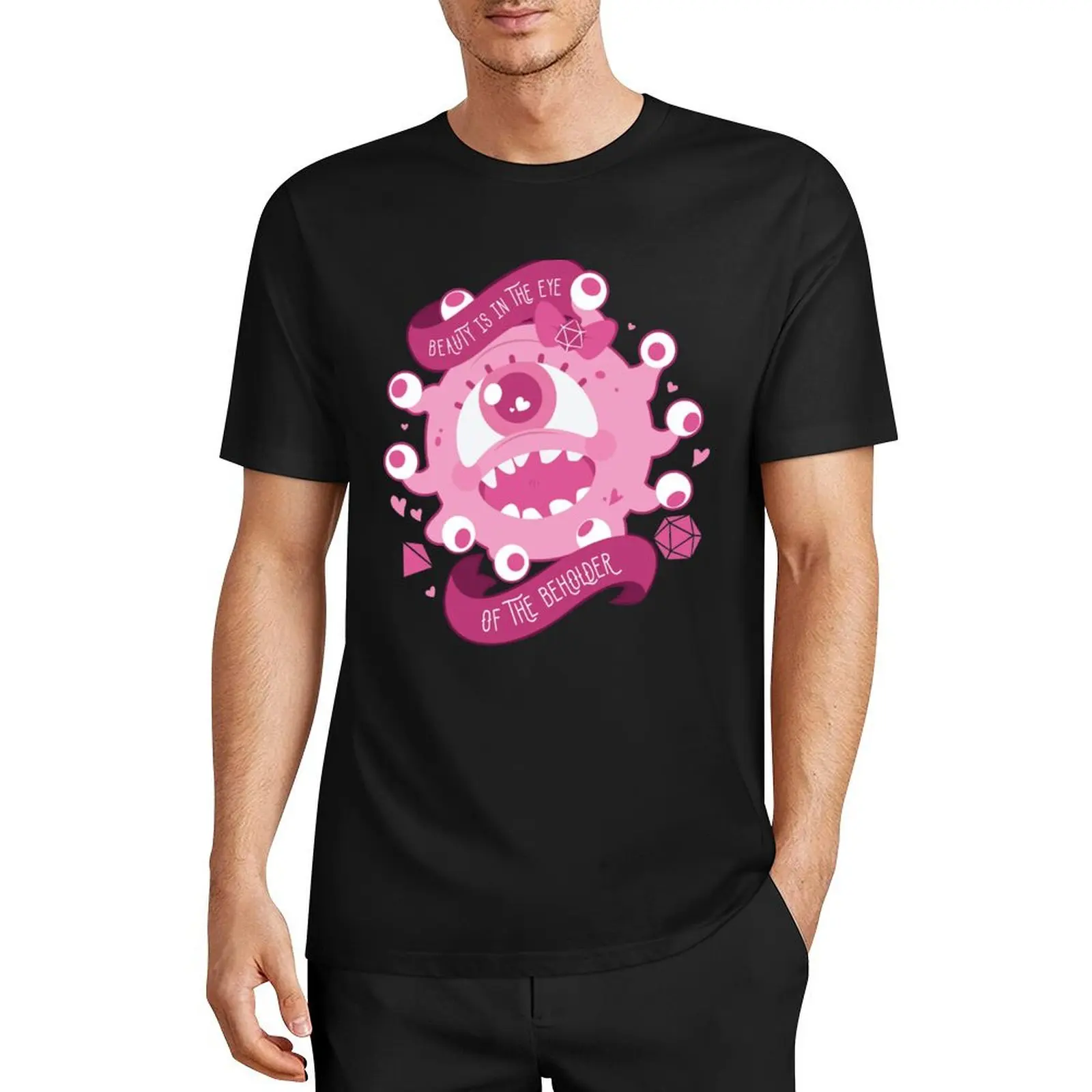 

Kawaii Beholder T-Shirt cute tops heavyweights korean fashion funnys t shirts men
