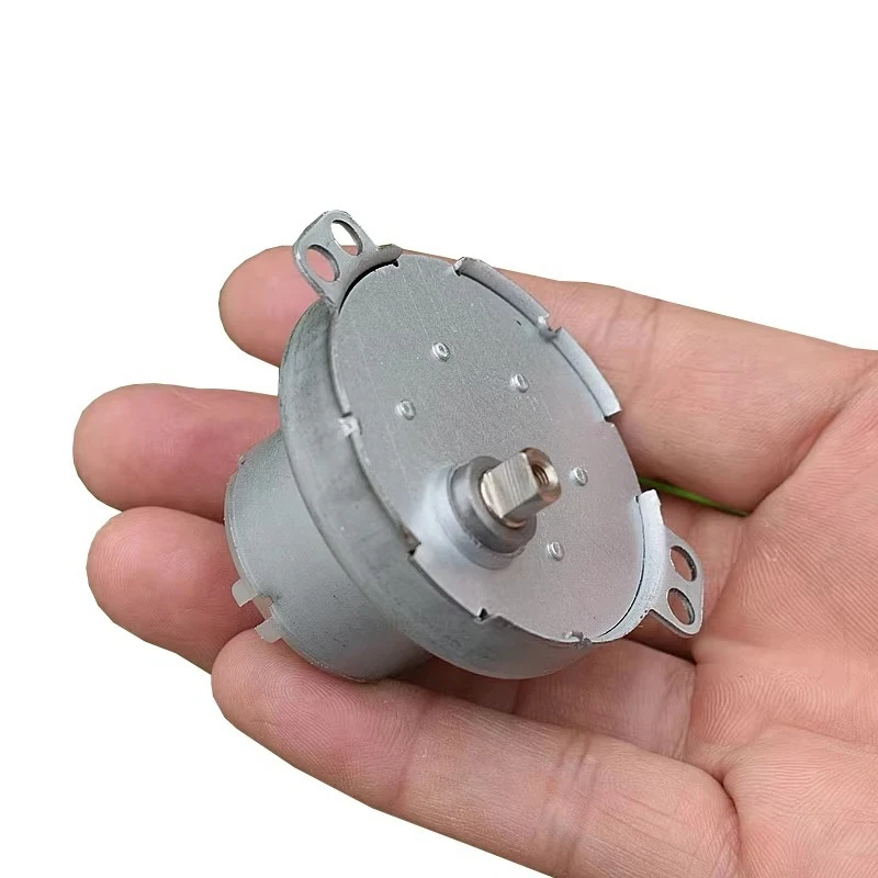 JS-50T 마이크로 기어 모터 14RPM 고 토크 50MM DC 6V/9V/12V DIY 장난감 모델 밸브 기어 감속용 소형 모터