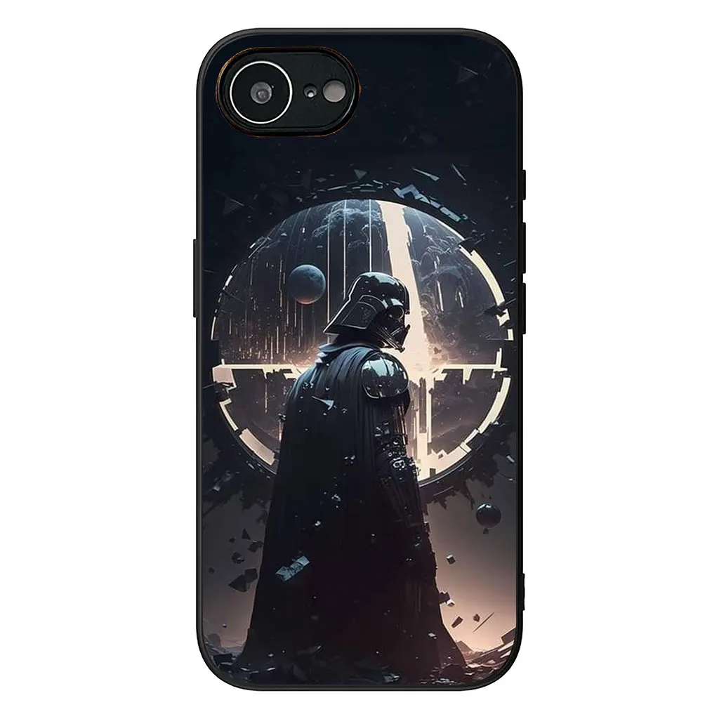 Intergalactic Stars and Mandalorian Yoda TV Series-Inspired Phone Case