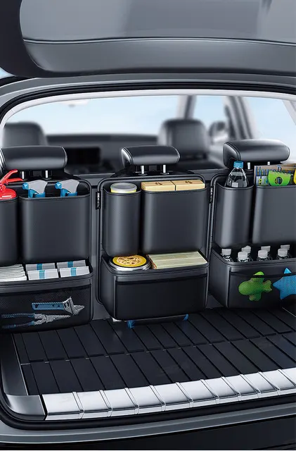 Car Trunk Leatherette Storage Bag 8