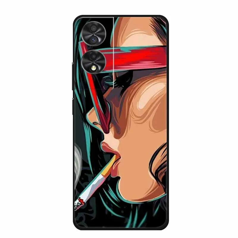 Sleek Black Silicone Shockproof Phone Case - TCL 40 NxtPaper