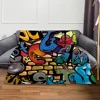 Graffiti Blanket Customizedt Blanket Cozy Warm Fleece Blanket Halloween Decoration For Couch Sofa Bed 1