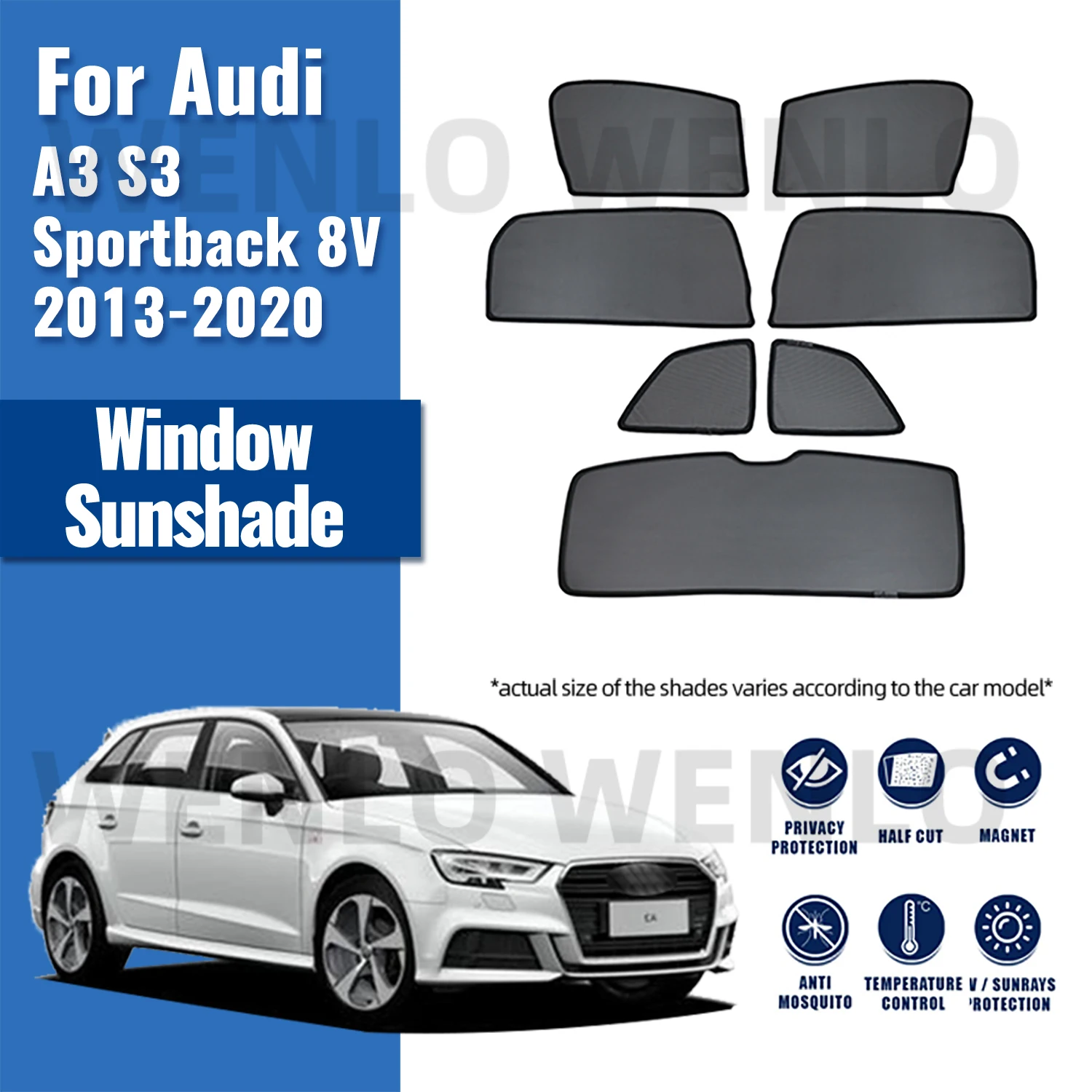 Audi サンシェード A3/S3(8V) Amazon.com: Pigenius Windshield Sun Shade for Audi A3/A3