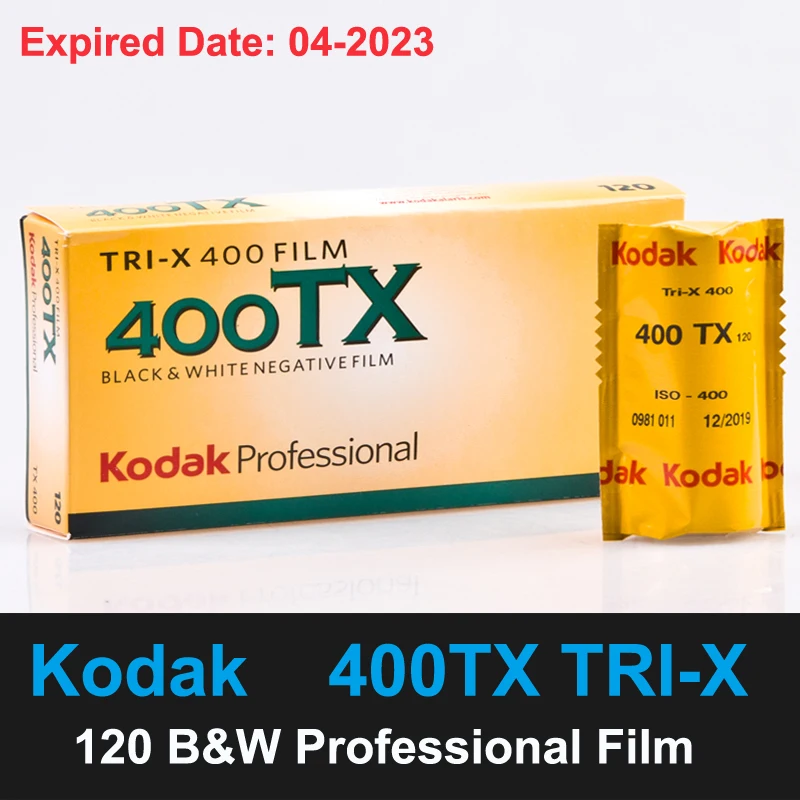 2 Rolls Kodak Professional Tri-X 400 Black and White Negative Film 35mm Film 