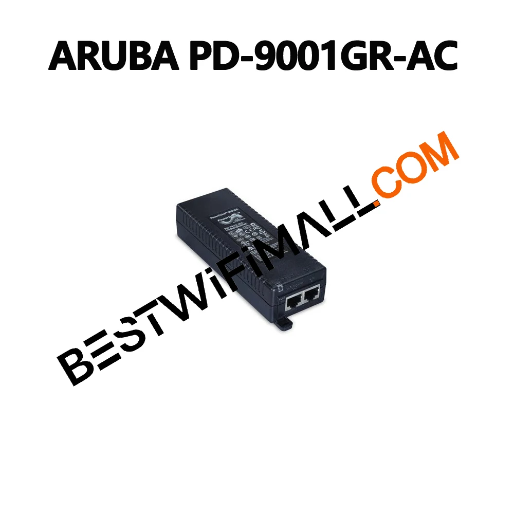 ARUBA Networks PD-9001GR/AC 1-Port High-Power, 30W Per Port, 10/100/1000 BaseT Midspan, AC Input