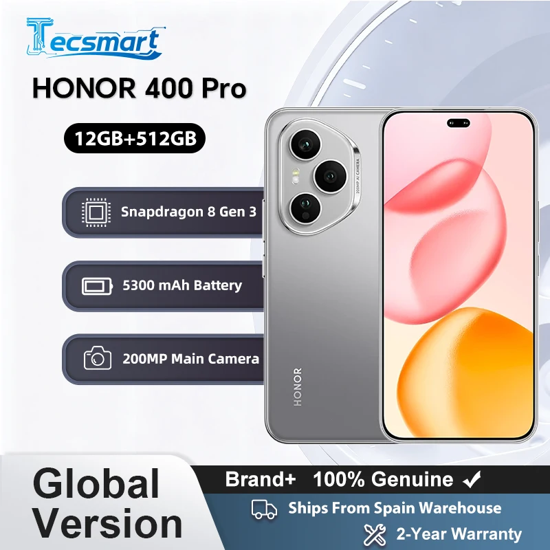 NEUESHONOR400Pro5GSmartphone6,7ZollAMOLEDSnapdragon8Gen3MagicOS9.0200MPAIUltraHDObjektiv6000mAh100WSuperChargeeSIM-AliExpress