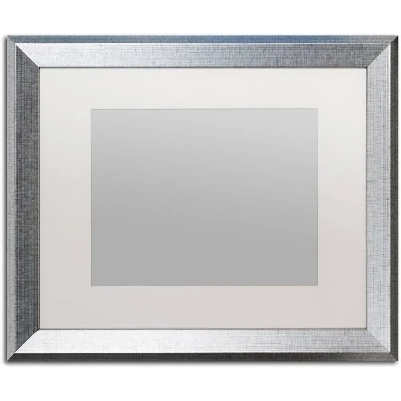 

Heavy-Duty 16x20 Silver Picture Frame with 11x14 White Mat