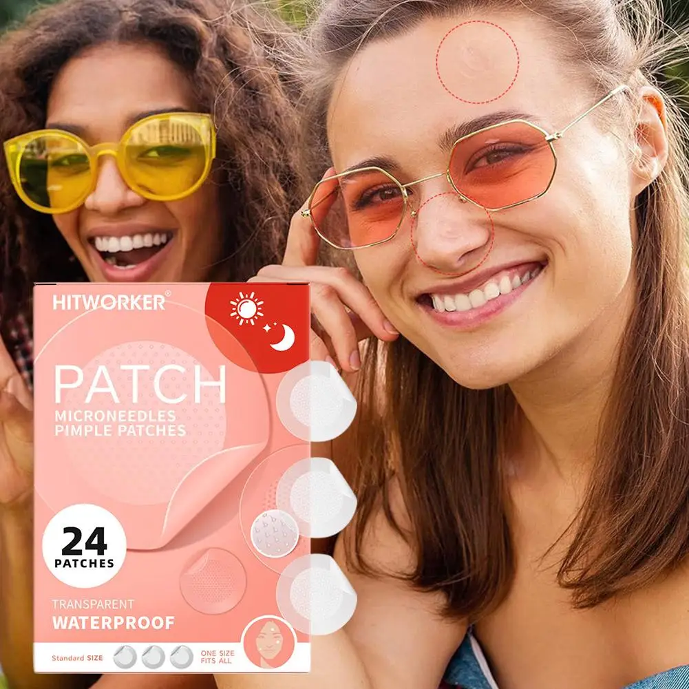 Microneedle Acne Patch Acne Removal Waterproof Smooth Concealer Invisible Breathable Patch Acne Cover Patches Gentle Makeup Tool