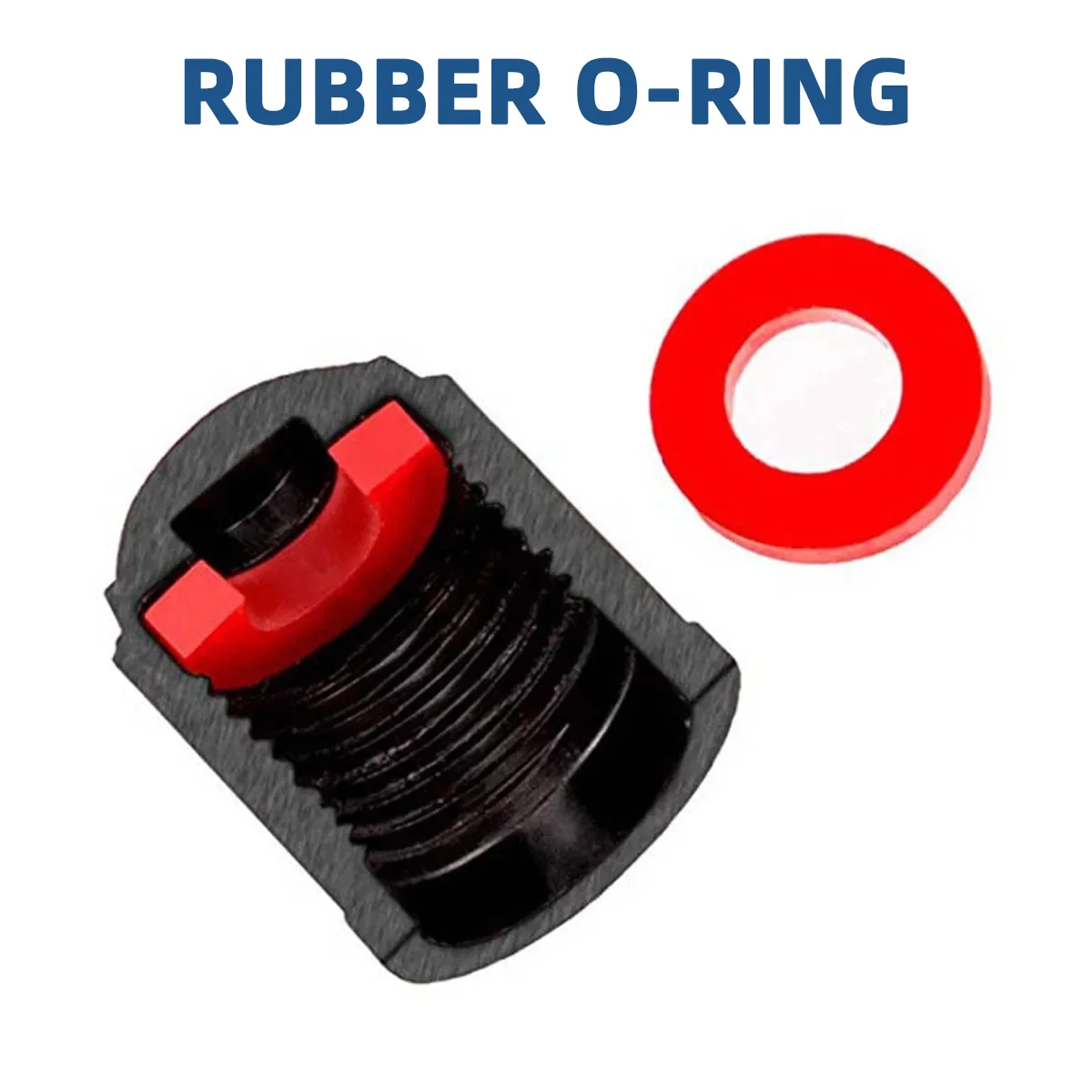 Durable Black Rust-Proof Airtight Valve Caps (10/20/50/100 pcs)