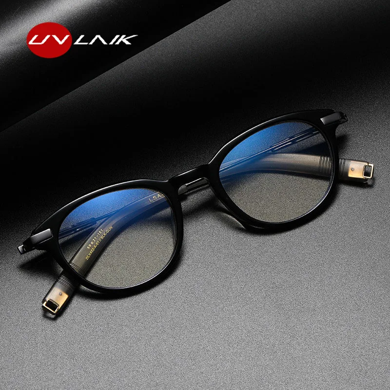 

2022 Handmade Glasses Frame Men Plate Pure Titanium Prescription Eyewear Women Myopia Eyeglasses Luxury Brand Oval Glasses Frame