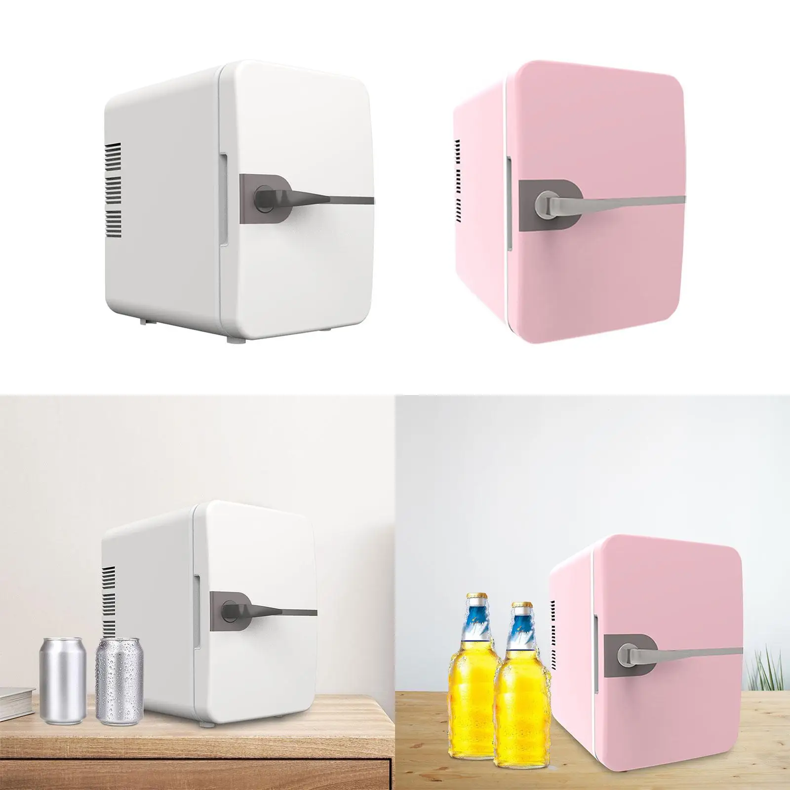 6L Mini Fridge 30W Adjustable Temperature Thermoelectric Cooler and Warmer USB Power Supply for Vehicle Home Divers Dorm Office 5