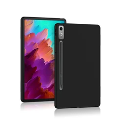 Premium Soft Silicone TPU Tablet Back Cover for 12.7-inch Devices (2023) (Black)