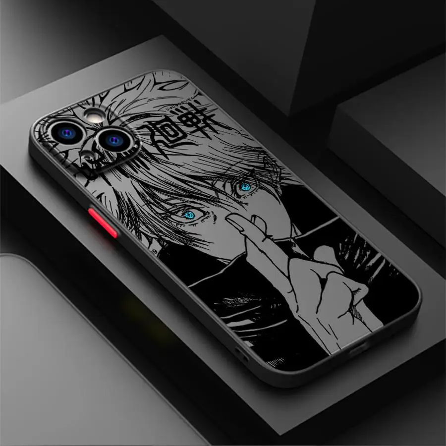 Stylish Jujutsu Kaisen Themed Phone Case - Durable Back Cover Design