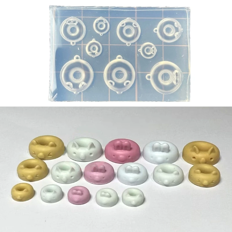 

DIY форма для мороженого, пончиков, смола, кристалл, эпоксидная смола, силиконовая форма, гипс, инструмент для литья для 40 ГБ