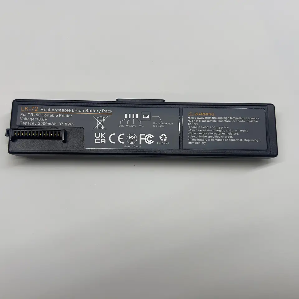 Canon Mobile E EGOWAY LK-72 Replacement Battery Pack For , 10.8V 3500mAh Li-ion Rechargeable Battery, High-Capacity Portable Power For Efficient Printing( Battery Only Canon Pixma Tr150 Printer