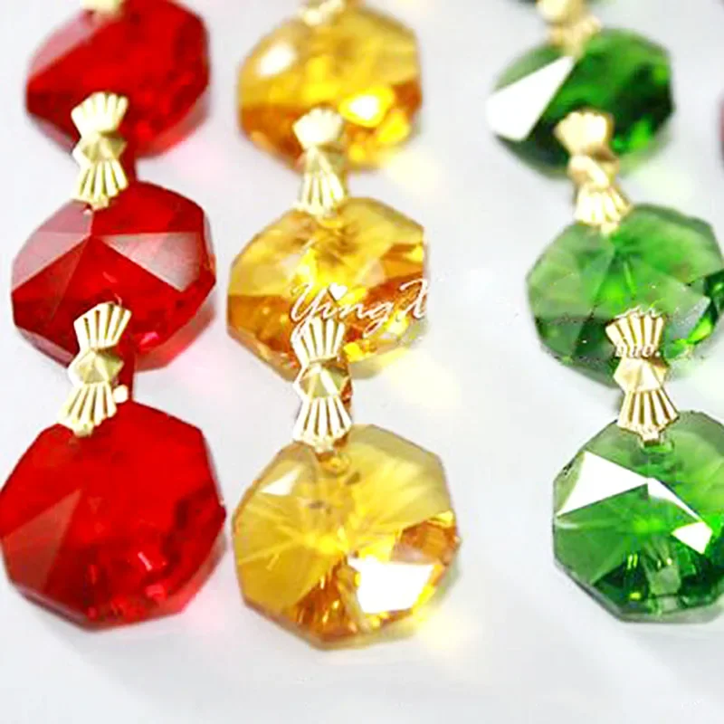 Metal Chandelier Prism Lamp Parts Crystal Beads Metal Connector Golden Chrome Bowtie Pin Buttery Buckle Suncatcher Accessory