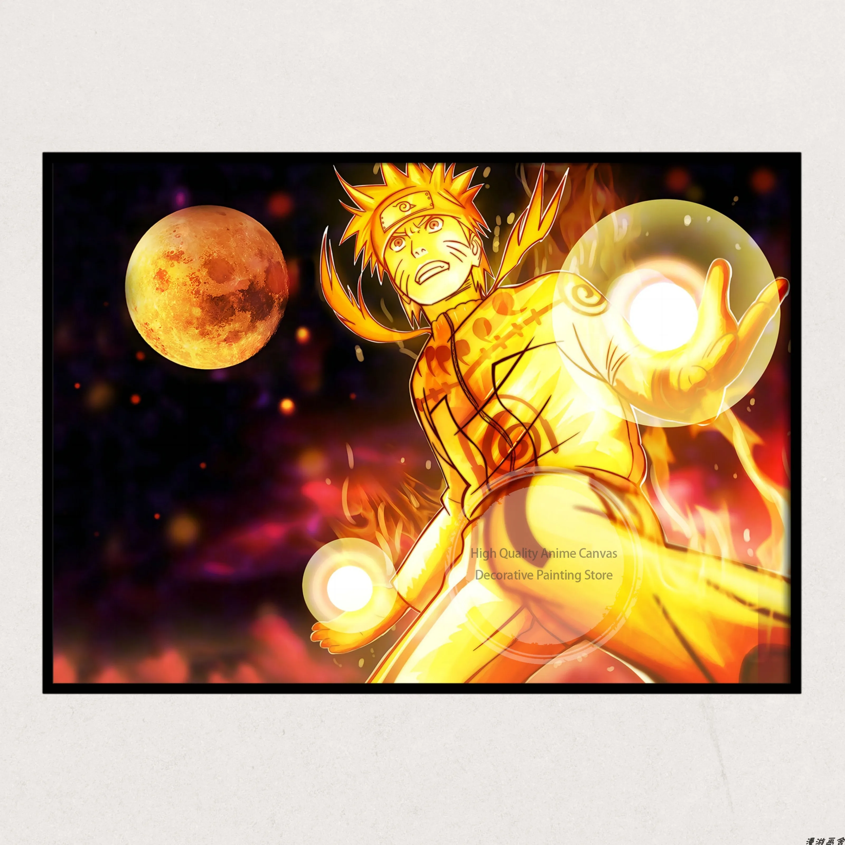 Naruto Anime Decorative Poster for E-sports and Living Spaces