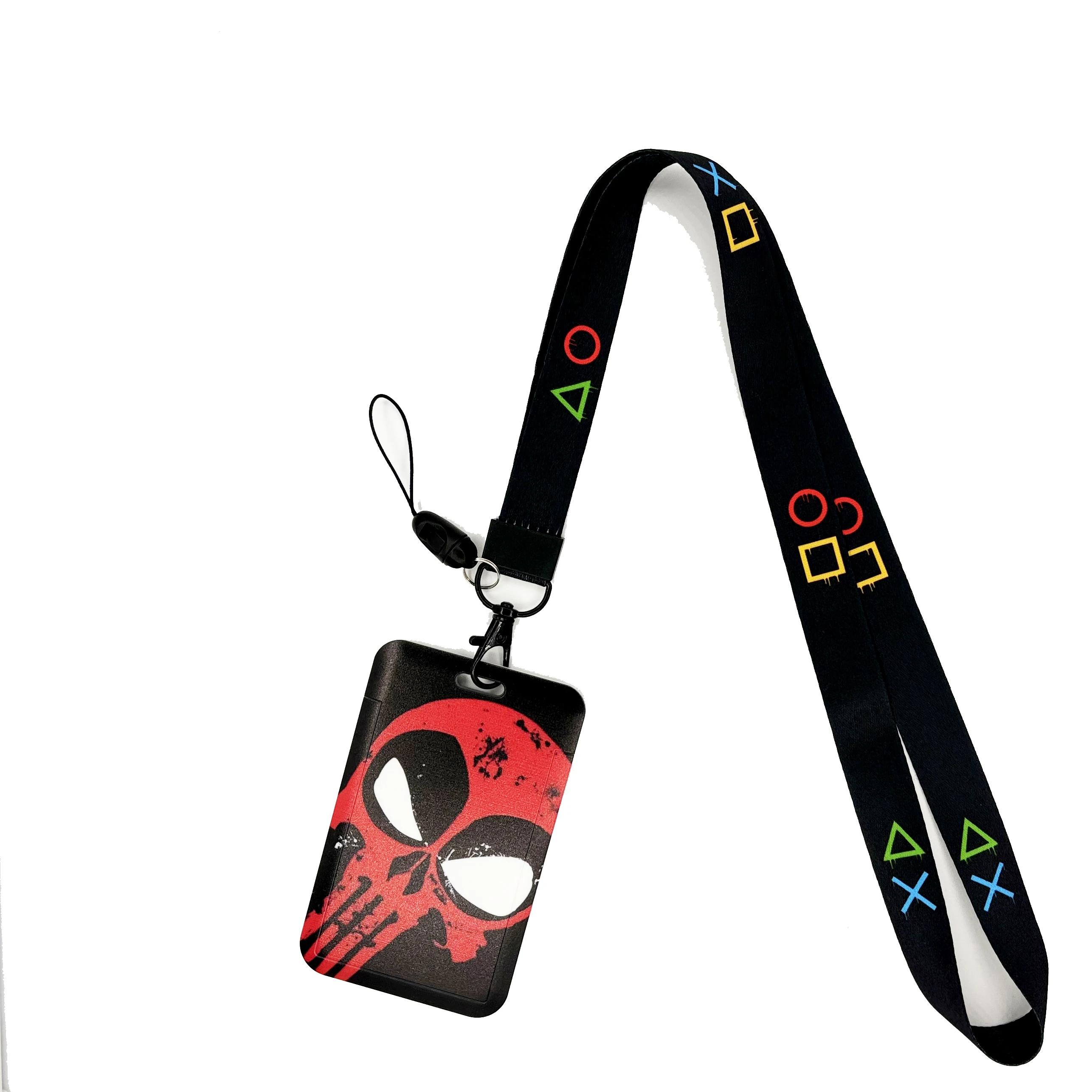 Versatile Card Holder Lanyard with Protective ID Badge and Credit Card Case