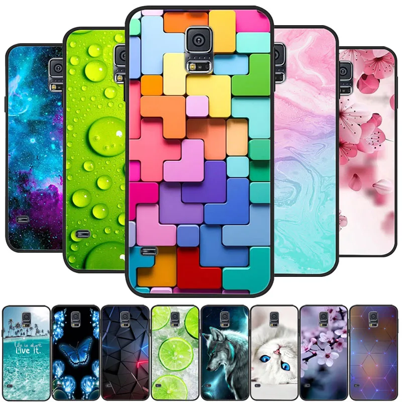 Per Samsung S5 Case On Per Samsung Galaxy S5 S 5 I9600 Custodia Morbida In Silicone Con Cover Posteriore Per Samsung S5 Neo Cover Per Telefono