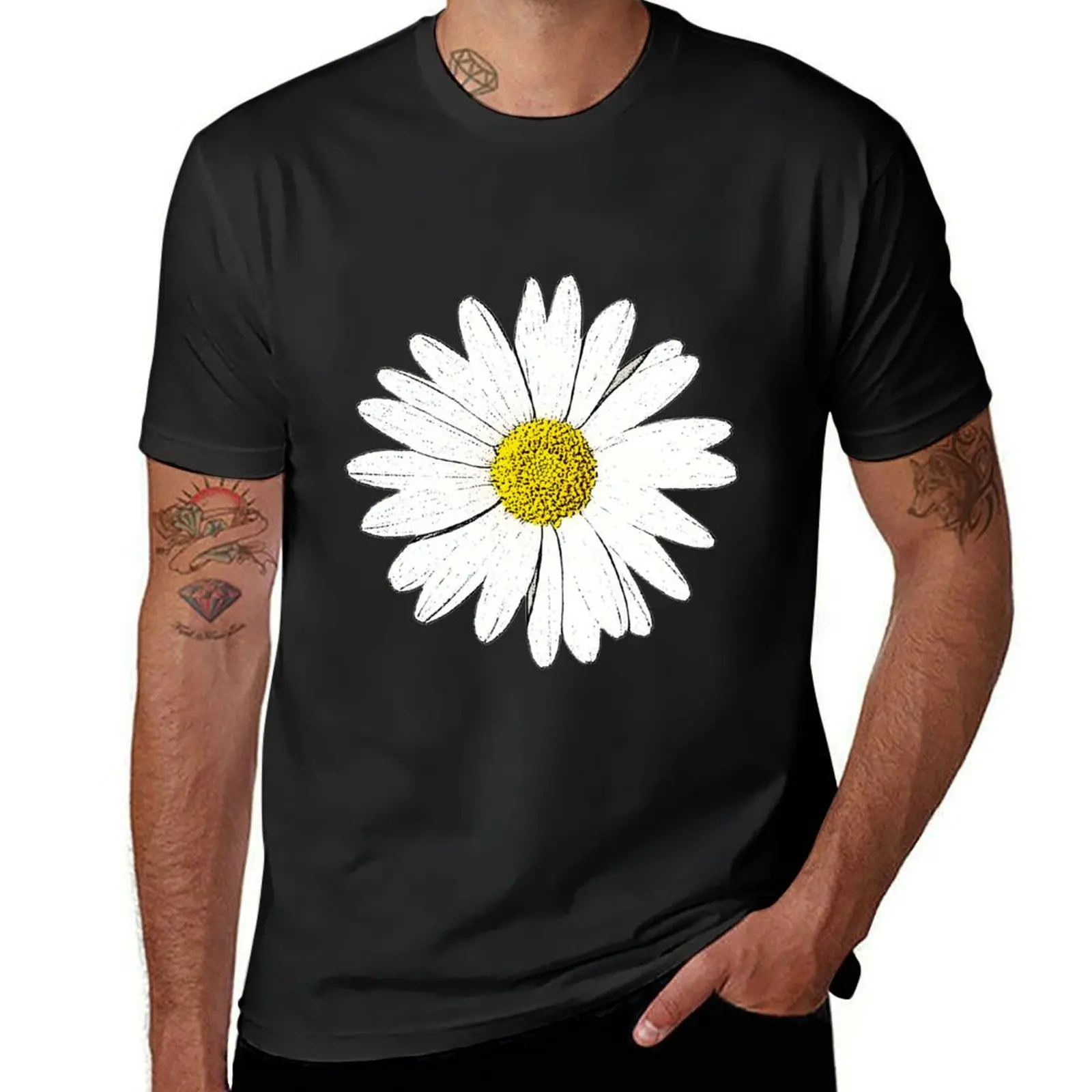 Large Daisy Summer Fashion T-Shirt sublime plus size tops Blouse mens funny t shirts