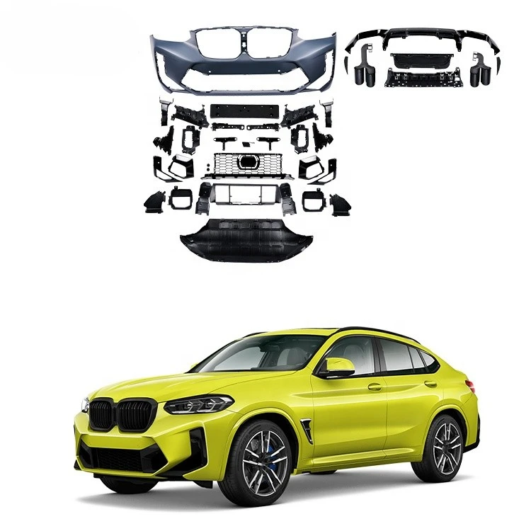 

NEW Products For BMW X4 G02 Facelift X4M Bodykit Front Grille Rear Diffuser Rear Lip Exhaust Pipe Tips Body kits 2022-so far