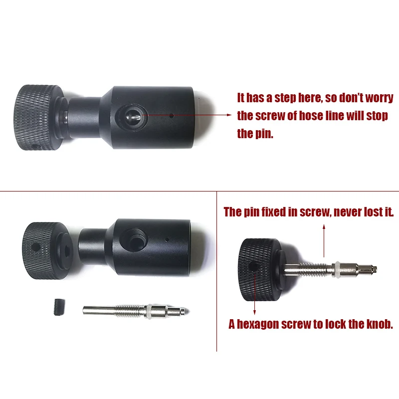 Soda Water CO2 Cylinder Refill Adapter Connector Gas Regulator
