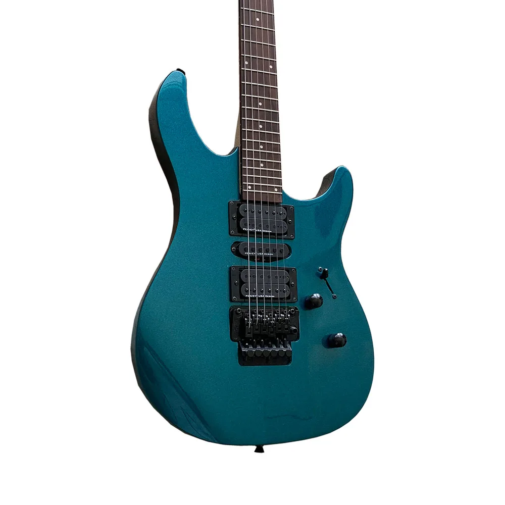 St Blue Electric Bass Guitar Basswood Body Rosewood Fingerboard Black