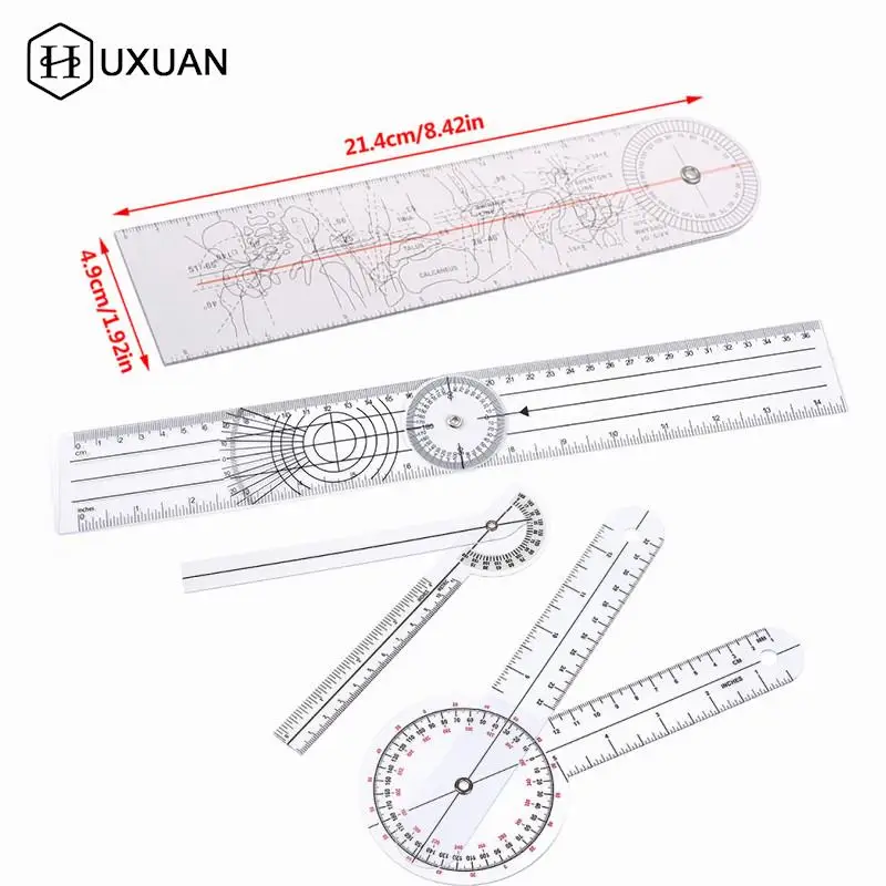 0-360 Degree Goniometer Angle Medical Spinal Angle Ruler Inclinometer Ruler Protractor finder Measuring Tool digital angle protractor angle measuring tool angle protractor