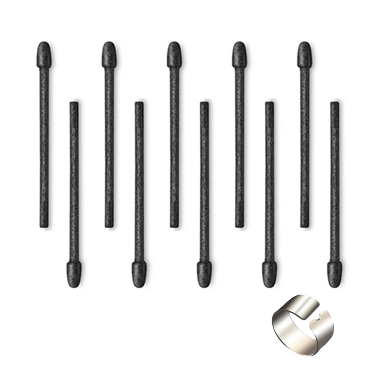 눈에 띄는 1/2 스타일러스 마커 펜 팁, Boox Pen2, Pen Plus_QWE, 10PC