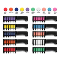 10pcs Hair Chalk Mascara Pro Crayons For Hair Temporary Hairs Dye Colorinng Hair Chalk Gray Hairs Dye Hairs Color Brushes 1