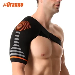 Advanced Support Shoulder Brace with Stability Strap - L - XL (Orange)