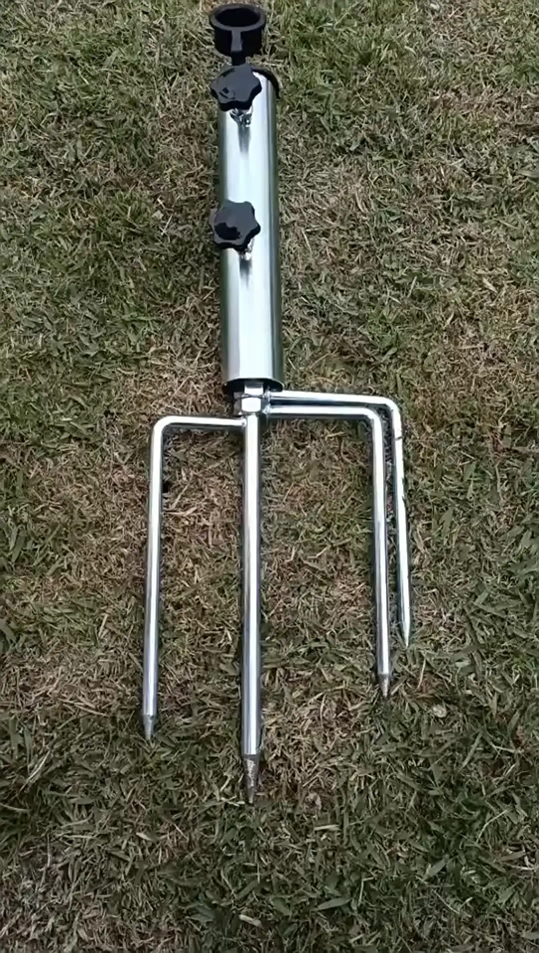 Anclaje Para Sombrilla De Playa - Soporte De Tornillo De Plástico PP, 39 Cm, Resistente Al óxido Y Fácil De Instalar
