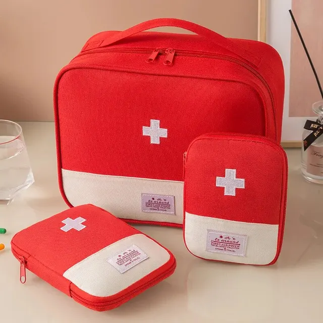 3 Pcs/set Portable Medical Storage Bag Camping Emergency