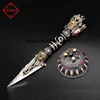 New dzi bead three-sided puba diamond peel vajra pestle ornament Tibetan natural diamond pestle dzi bead pestle 1